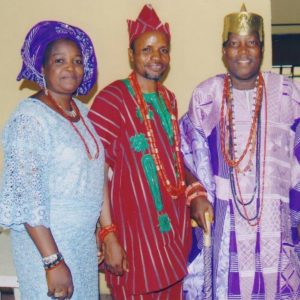 Asiwaju-Odo of Iwoland Felicitates with Onikoyi of Ikoyi on Installation of Chiefs and Princes