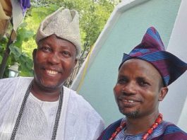 Asiwaju-Odo of Iwoland Felicitates with Onikoyi of Ikoyi on Installation of Chiefs and Princes