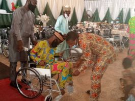 CYFNBI Empowered 35 with Working Tools, 20 Handicaps Get Wheel Chairs
