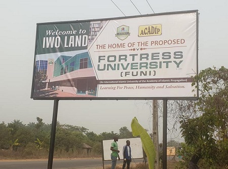 Date Revealed for the Foundation Laying Ceremony of Fortress University, Iwo