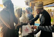 Shuti Olakunle Initiative Distributes Foodstuff Package for the Elderly Persons in Iwo
