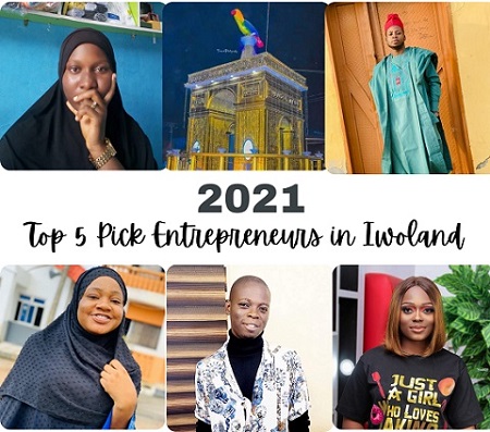 Top 5 Pick Entrepreneurs of the Year 2021 in Iwoland