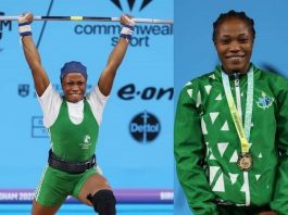 Oluwo Congratulates ‘Iwoland-born Weightlifter’ Adijat Olarinoye for winning Gold Medal