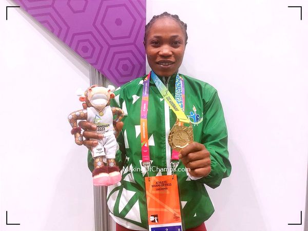 Oluwo Congratulate ‘Golden Girl’ Olarinoye Adijat for winning Gold Medal