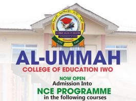 Al-Ummah College of Education Admission Requirements for 2022/2023 (UTME & D.E)