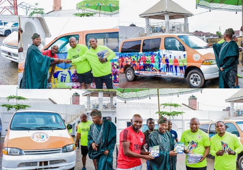 Oluwo Unveils Telu Football Club, Donates Customized Bus and Jersey