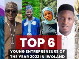 Top 6 Young Entrepreneurs of the Year 2022 in Iwoland