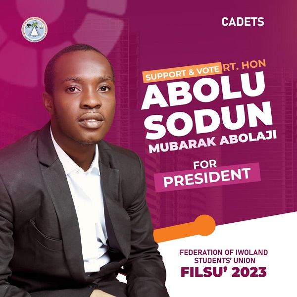Meet Abolusodun Mubarak Abolaji, the Leading Aspirant of FILSU Presidential Election