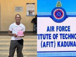 O gayata: Another Iwo-born Indigene Bags First in Cyber Security at Airforce Institute of Technology
