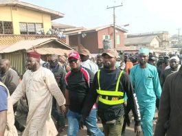 The Grand Mufti of Yorubaland Sheikh Daood Imran Molaasan Leads a Peaceful Rally Against Yoruba Nation Agitators