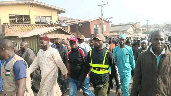 The Grand Mufti of Yorubaland Leads a Peaceful Rally Against Yoruba Nation Agitators