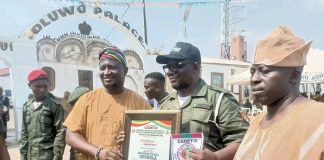 Cadet Network Decorates ADP House of Rep, Moshood Kamal, as Her Patron