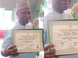 Hon. Mudasiru Lukman (L&K) Receives Certificate of Return as House of Rep-Elect