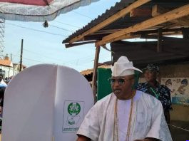 Osun State House of Assembly Poll: Oluwo Casts Vote
