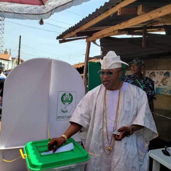 Osun State House of Assembly Poll: Oluwo Casts Vote