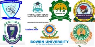 List of Functioning Higher Institutions in Iwoland (Ayedire, Iwo & Ola-Oluwa)