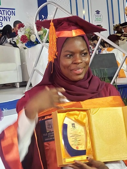 Iwo Indigene, Azeezat Lawanson, Emerged as Mass Communications’ Best Graduating Student at Nile University