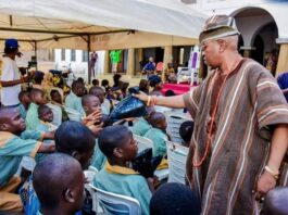 Valentine's Day: Oluwo Spreads Love with Orphanage, Special Needs Students and the Less Privileged