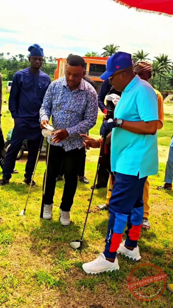 Oluwo Swings Into Leisure at Prestigious Ileogbo Golf Course