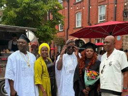 Iwo-Born Mariam Taleat (Suba) Shines at University of Sunderland Graduation as Family Celebrates a Proud Milestone