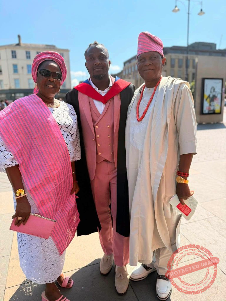 Iwo-Born Olaniyi Yusuf Bello (Niyi SEEBEE) Earns Master's Degree from Edinburgh Napier University in Scotland