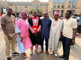 Iwo-Born Olaniyi Yusuf Bello (Niyi SEEBEE) Earns Master's Degree from Edinburgh Napier University in Scotland