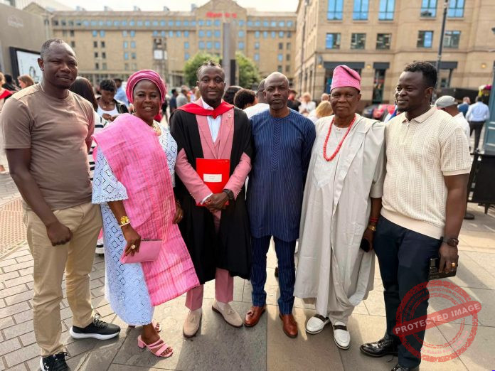 Iwo-Born Olaniyi Yusuf Bello (Niyi SEEBEE) Earns Master's Degree from Edinburgh Napier University in Scotland