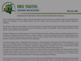 Iwo Electricity: New IBEDC Business Manager Pledges to Push for 33kV Upgrade Request by Iwoland Youths if Residents Support with Prompt Bill Payments