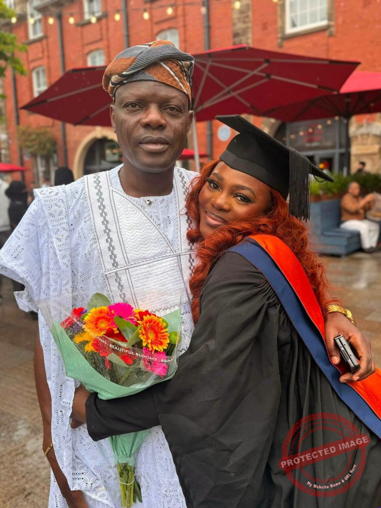 Iwo-Born Mariam Taleat (Suba) Shines at University of Sunderland Graduation as Family Celebrates a Proud Milestone