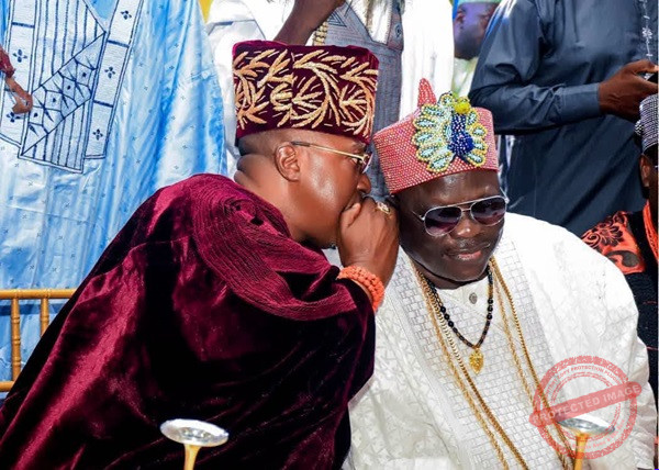 Oluwo Honours the Grand Chief Imam of Ọffa at Daughter's Wedding Ceremony
