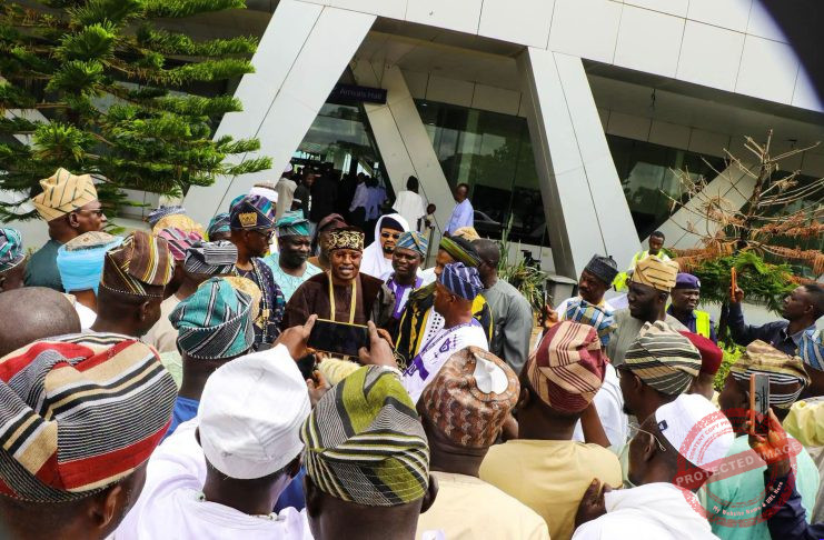 ROYAL RECEPTION IN KADUNA: Yoruba Community, Emir’s Emissaries Roll Out Grand Welcome for Oluwo in Kaduna
