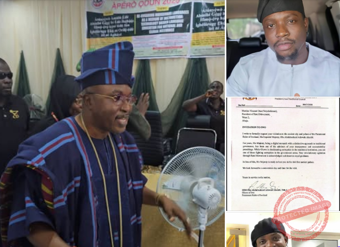 RATEL MOVEMENT IN IWO: VeryDarkMan Confirms July 15 Visit to Iwo After Receiving Royal Invitation from the Palace of Oluwo