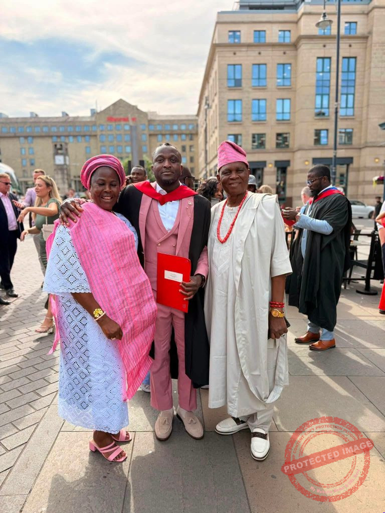 Iwo-Born Olaniyi Yusuf Bello (Niyi SEEBEE) Earns Master's Degree from Edinburgh Napier University in Scotland
